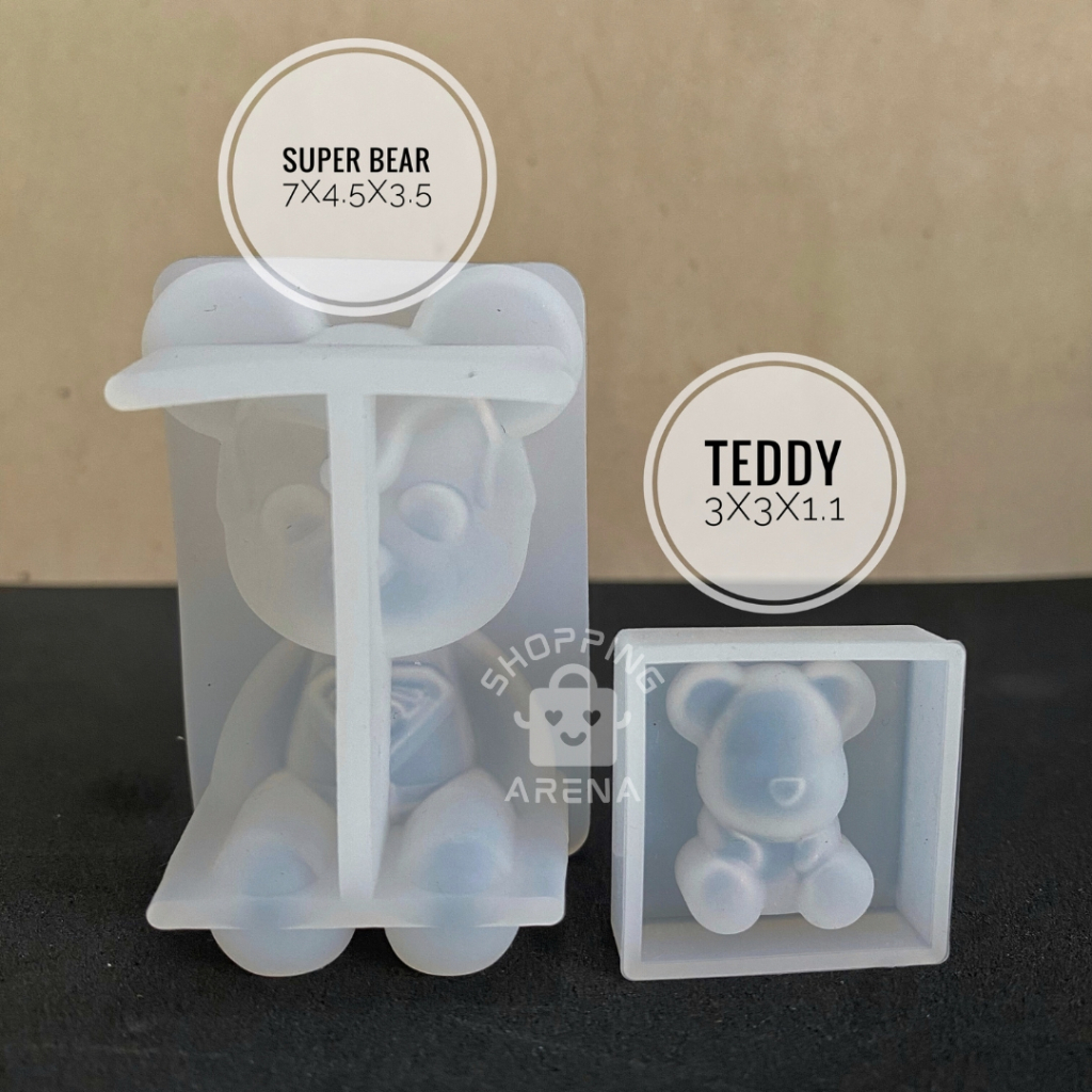 

Cetakan Resin Teddy SUPERBEAR Beruang Lucu Superman Bahan Silikon Karet Lentur Elastis Anti Lengket Tebal Cube Mold Recine Hiasan Meja Molds DIY Kerajinan Tangan Cetak Dekorasi Bagus Murah Imut Gemas Cute Hero Silicone Silicon Kecil Shopping Arena Malang