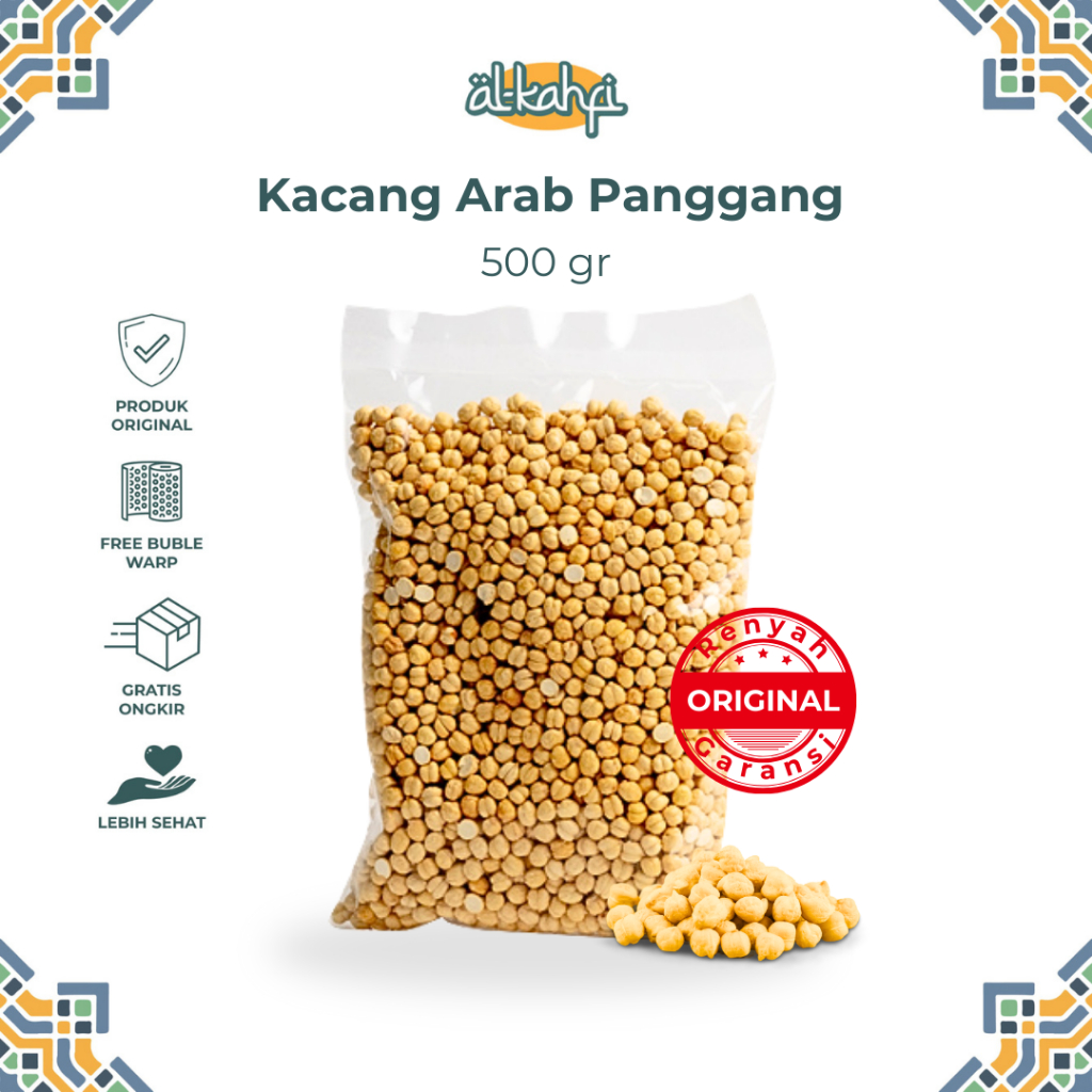 

Kacang Arab Panggang 500 Gram Original Oleh Oleh Haji Umroh