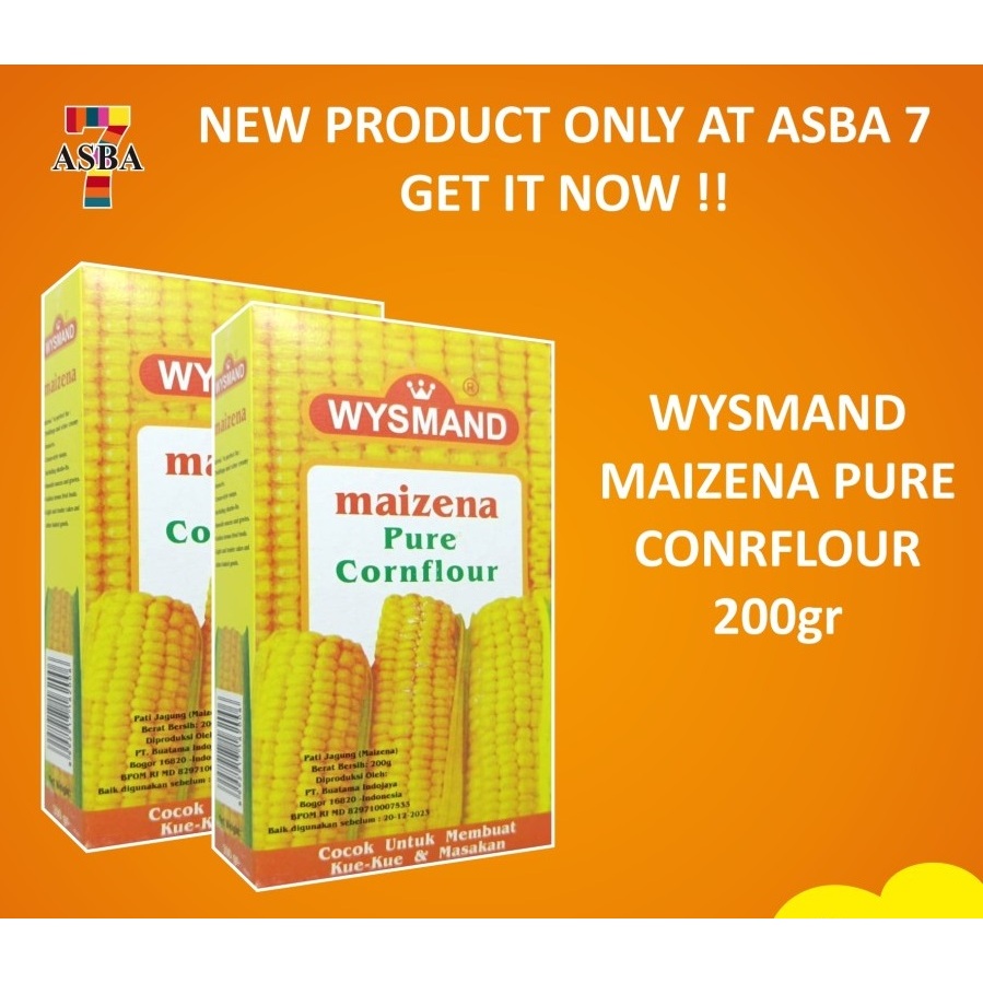 

WYSMAND MAIZENA CORNFLOUR 200GR