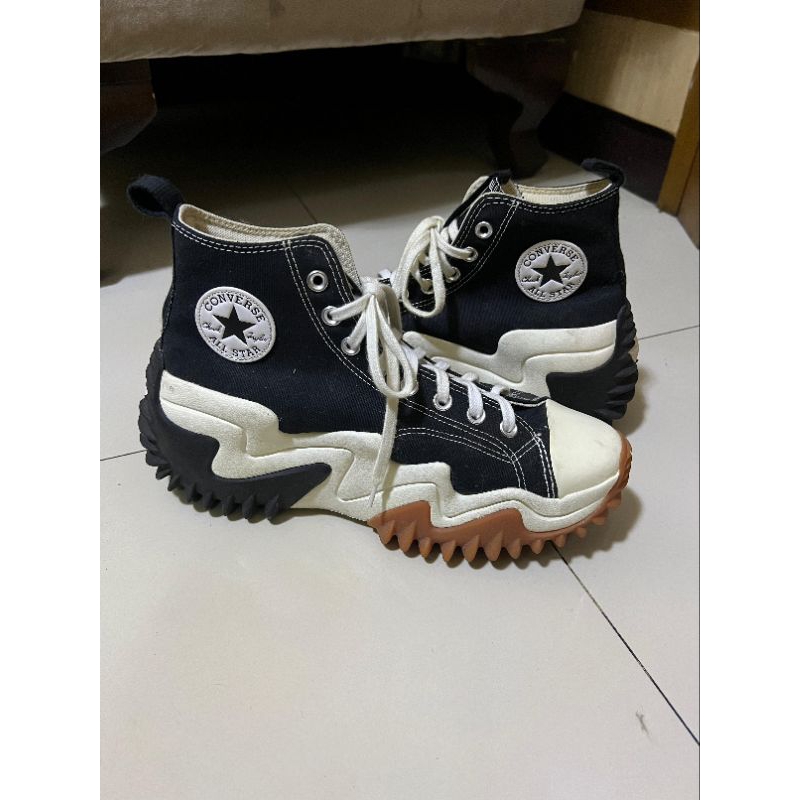 Converse Chuck Taylor Run Star Motion Platform High Black White 44