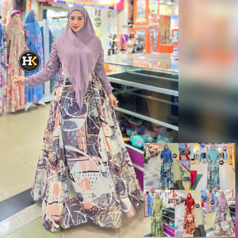 (x8) HK REBECA  Baju Dress Gamis Rebecca Series HK By Dermawan. Nazra Sha