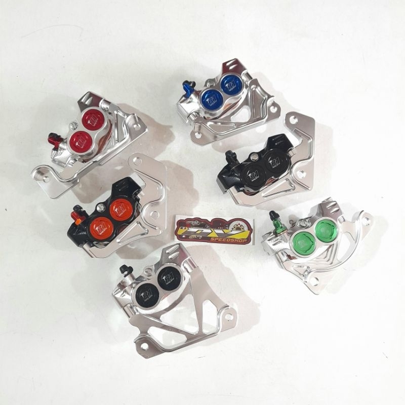 kaliper formula 8.1 4piston plus breket vario, scoopy, beat, pcx, nmax, aerox, mio disc 220mm,disc 2