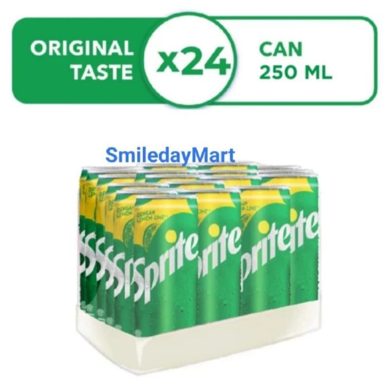 

Sprite Can 250ml | Sprite Kaleng 250ml Isi 24 Kaleng