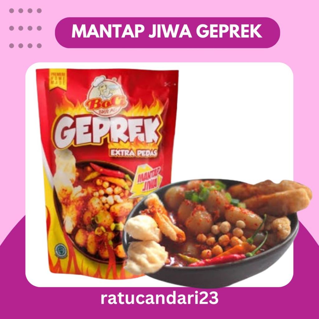 

Baso aci geprek mantap jiwa