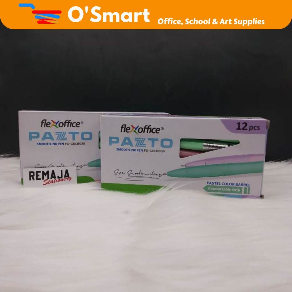 

Flexoffice Pena Gelpen Fo-Gelb039 Hitam (12 pcs)