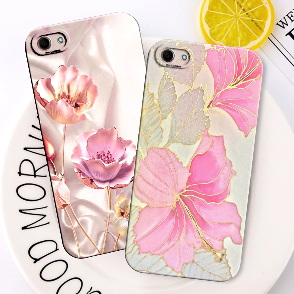 SOFTCASE OPPO A83 Motif Bunga Aestetic Terbaru - Case Macaron - Case Flowers Cantik - Pelindung Kame
