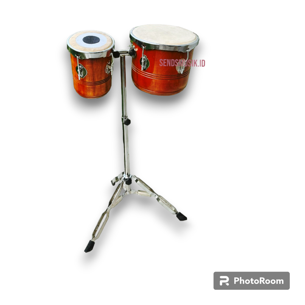 Kendang ketipung kendang tabla polos kulit hitam