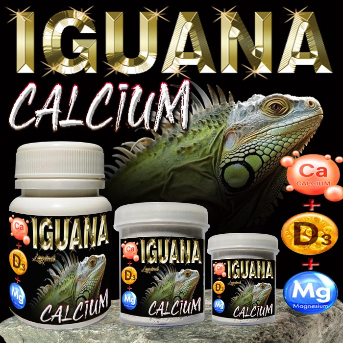 IGUANA KALSIUM BUBUK +D3 CALCIUM POWDER SUPLEMEN KESEHATAN TULANG REPTILE VITAMIN IGUANNA HIJAU BATU
