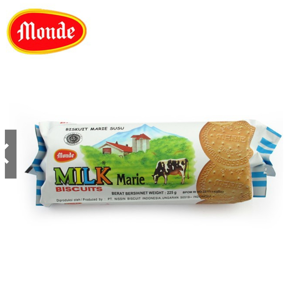 

Snack Monde Milk Marie Susu Biskuit 225gr