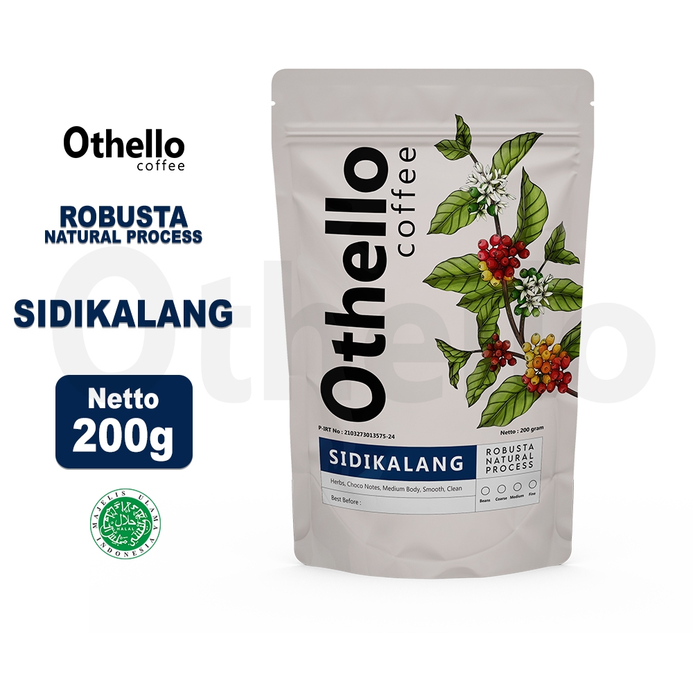 

Othello Coffee Robusta Sidikalang 200gram Biji Kopi Giling Robusta Bubuk Asli Original Robusta