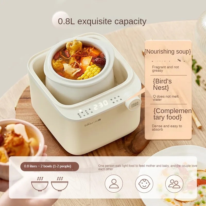 Kukusan Listrik Bear Automatic Steamer Electric Stew Pot Multifugsi