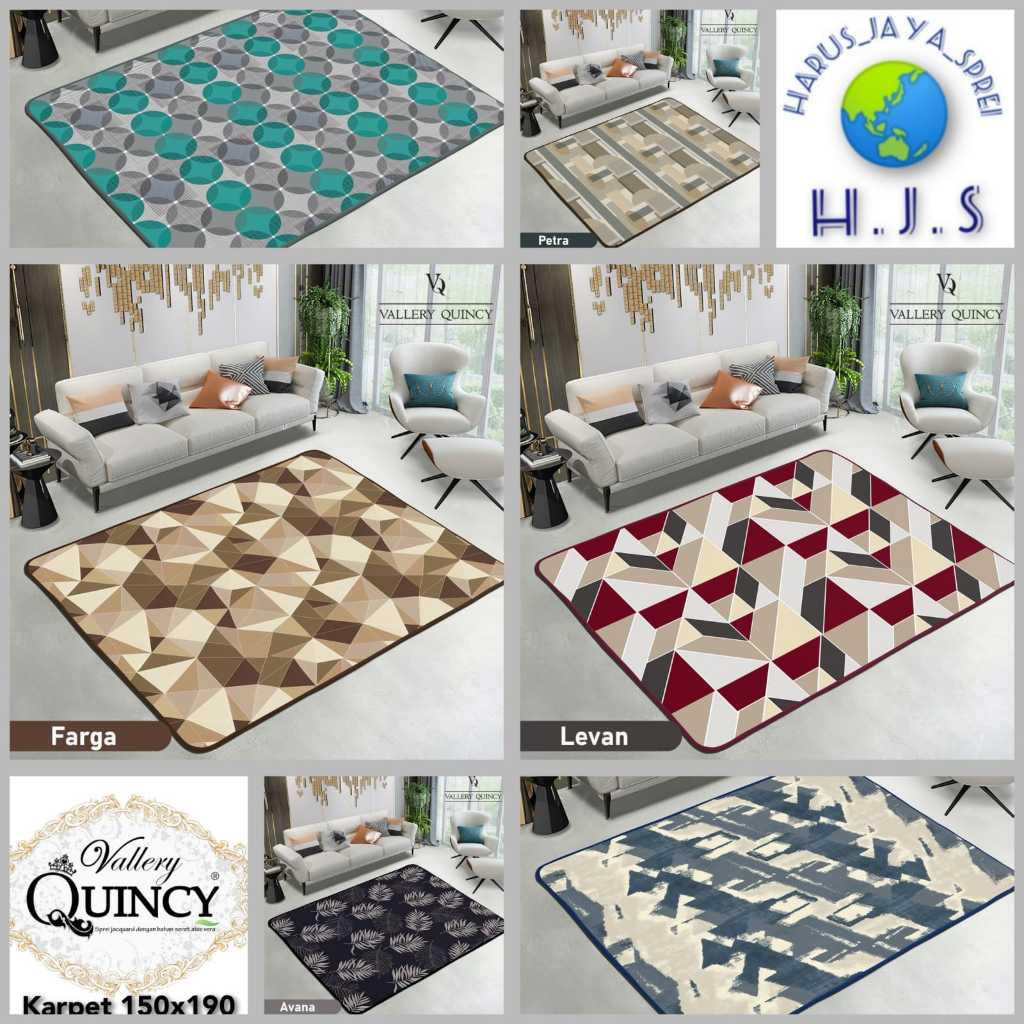Karpet Serba Guna VALLERY QUINCY uk 150x190 Carpet Tebal / Karpet Malaysia