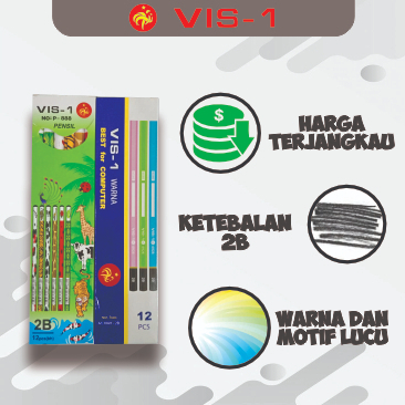 

PENSIL KAYU VIS-1 6928 P888/ATK/ALAT TULIS/ALAT SEKOLAH
