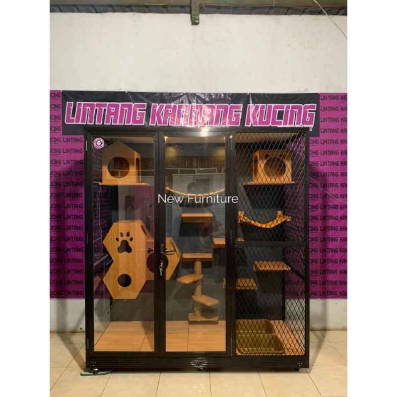 kandang kucing premium kandang kucing modern kandang kucing minimalis kandang kucing aluminium kanda