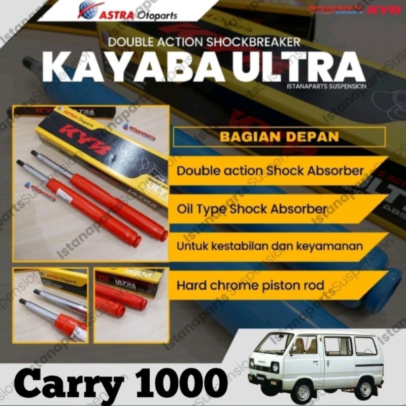 Shock Breaker Depan Merk KAYABA ULTRA SUZUKI CARRY 1000 Original Asli