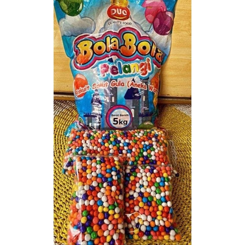 

bola bola pelangi 250gr