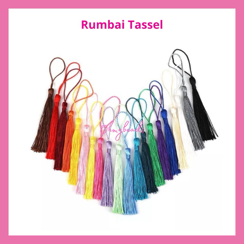 GROSIR 50pcs Rumbai Tassel / Rumbai Tasel / Bahan Kerajinan Kepala Tasbih