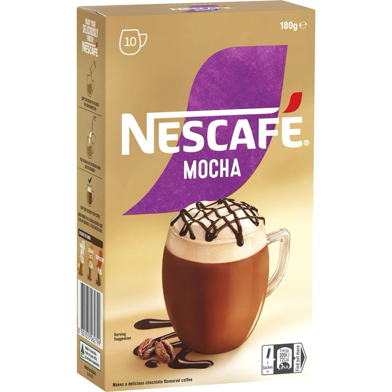 

Nescafe Mocha Coffee Sachets 10 Pack - Australia