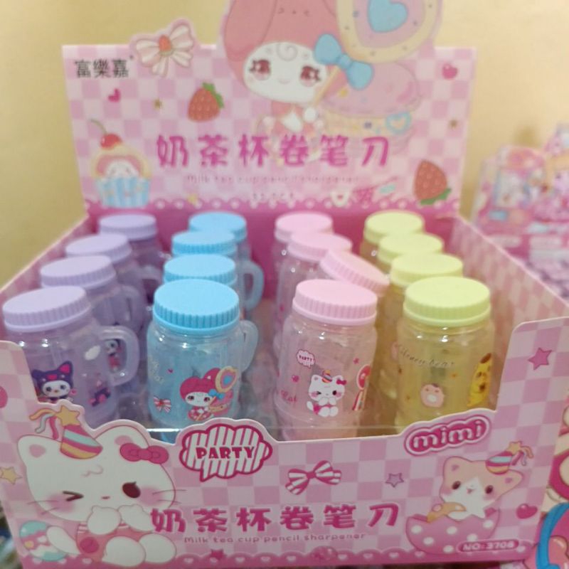 

1 box rautan gelas sanrio