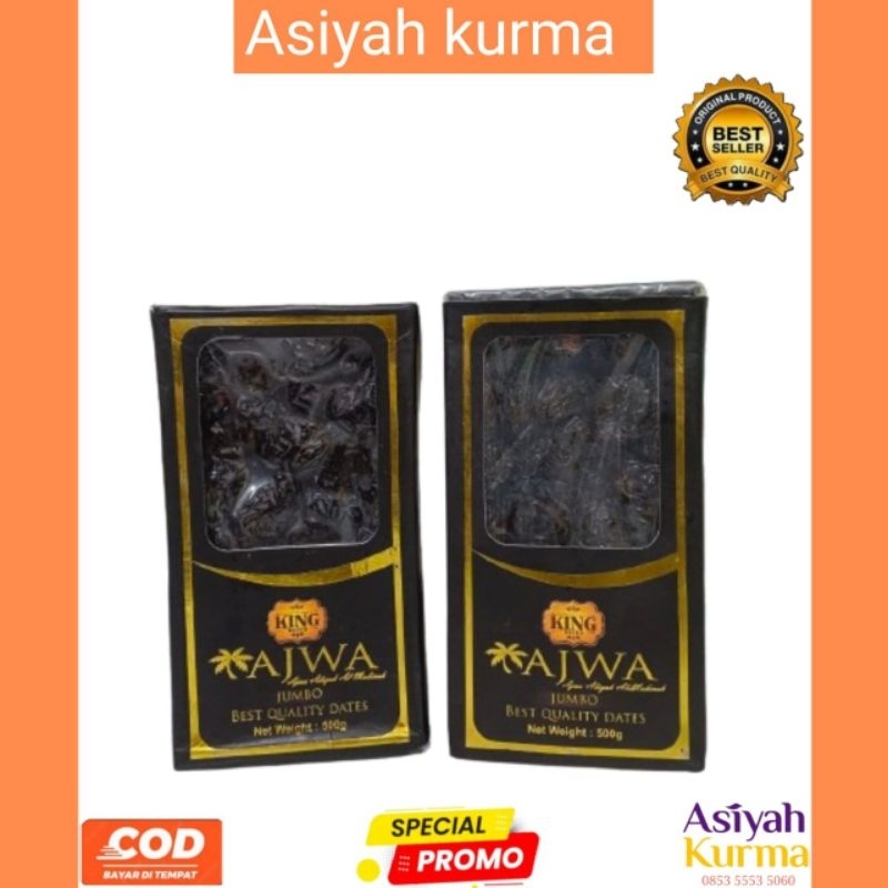 

Kurma Ajwa Aliyah Al Madinah / Ajwa King Best Quality Dates 1 kg