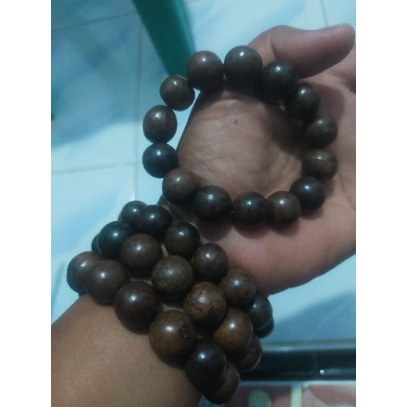 gelang kayu gaharu buaya ukuran jumbo