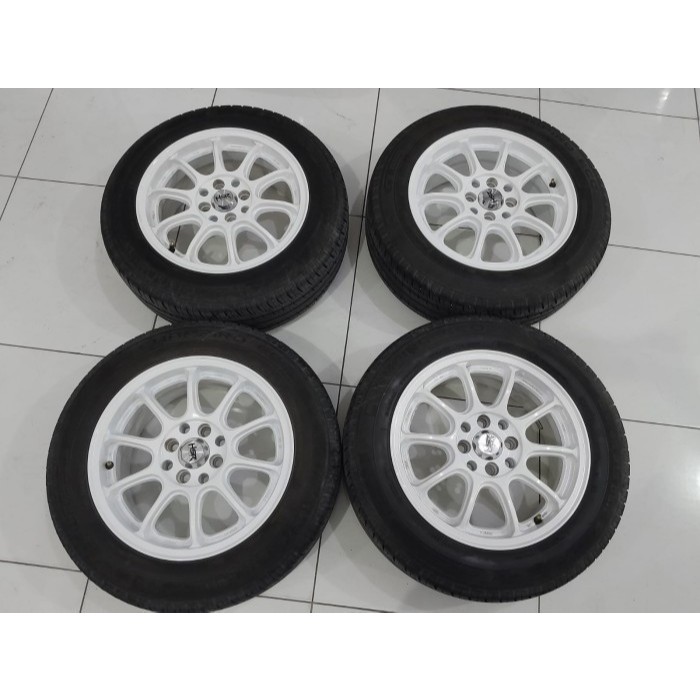 Velg Racing Ring 15 Lubang 4 FE03 R15X6,5 8X100-114 ET42 BAN 185 65 R15