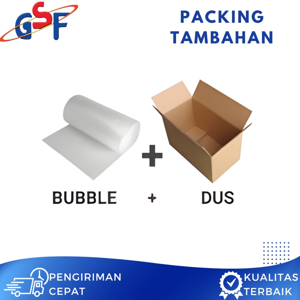 

Nyaman PACKING BUBLE DAN DUS TAMBAHAN Berkualitas