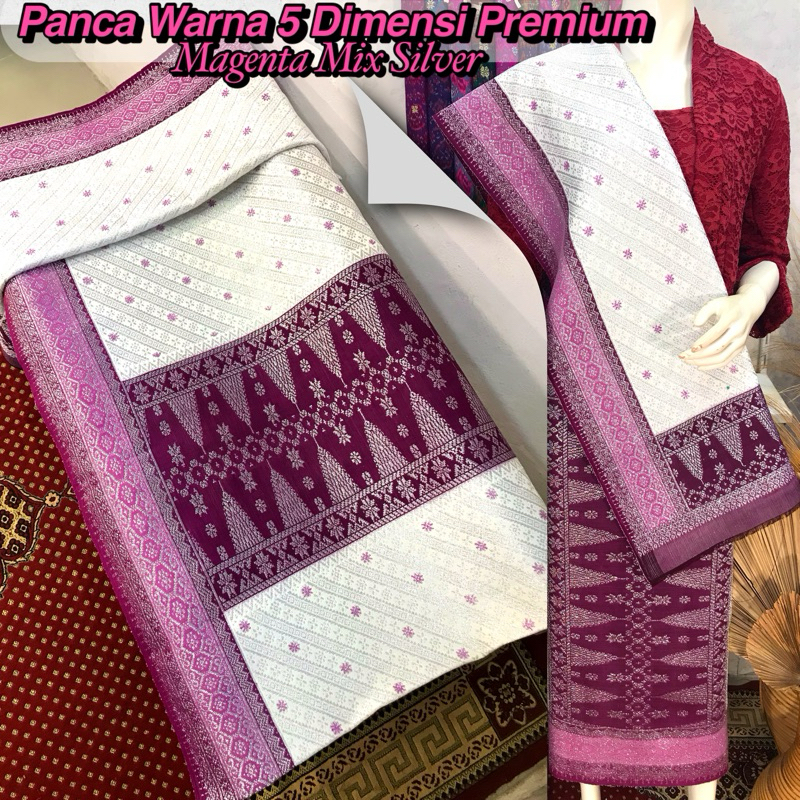 SONGKET PANCAWARNA 5 DIMENSI PREMIUM