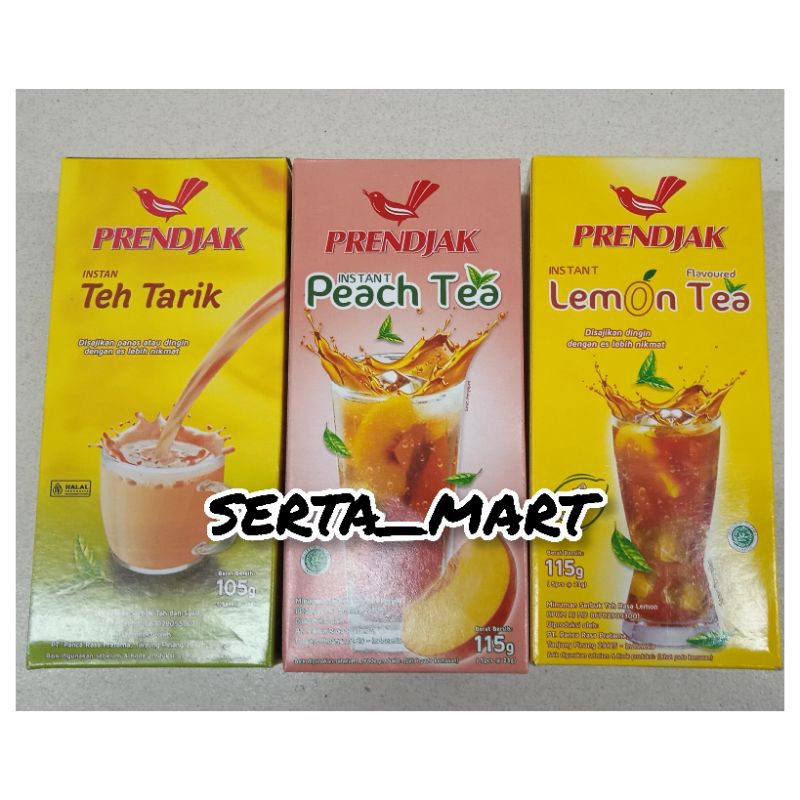 

Teh Prendjak - Instan Teh Tarik Prendjak 105gr / Instan Peach Tea / Lemon Tea