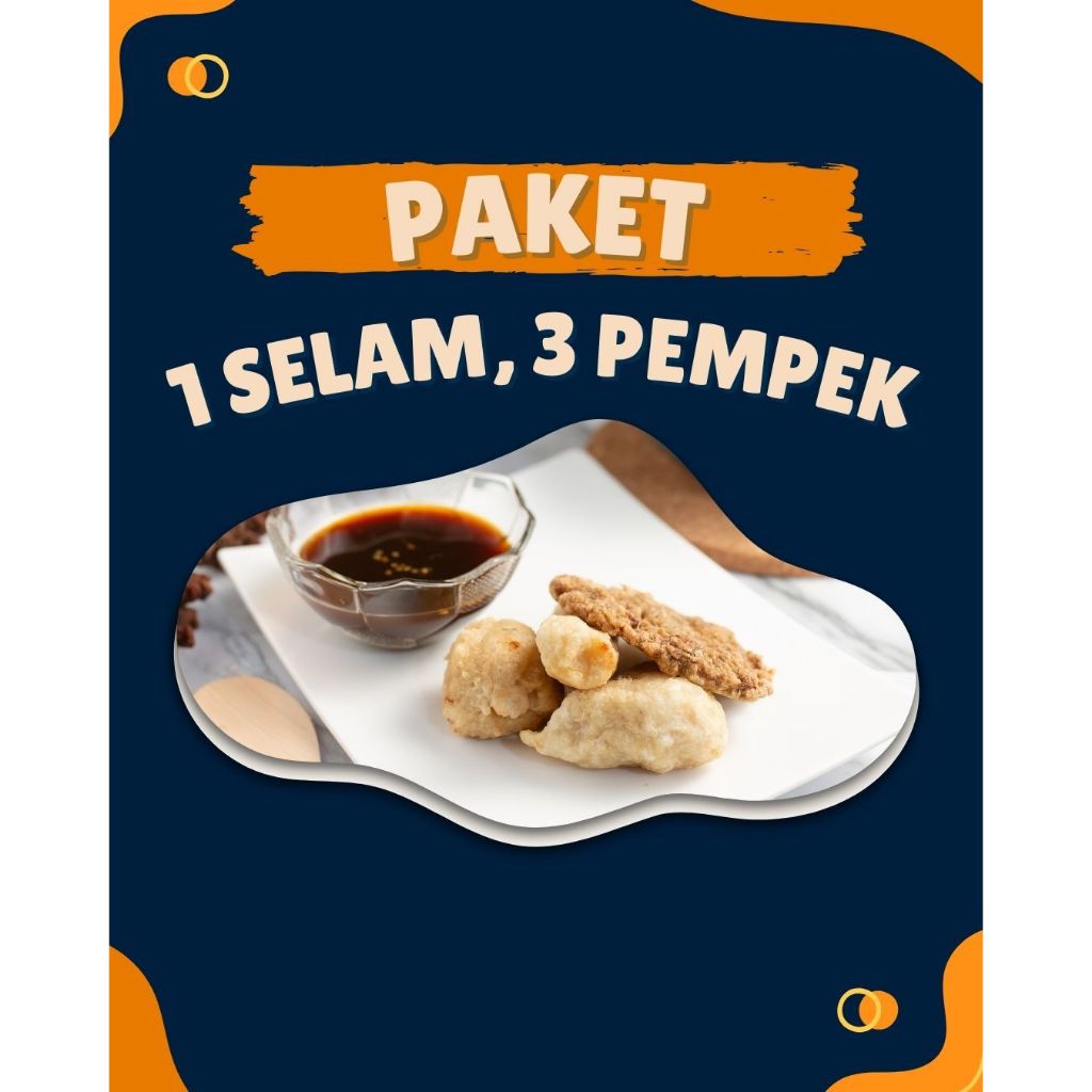 

Paket Pempek 1 Selam + 3 Pempek Kecil ( Asli Ikan Tenggiri )