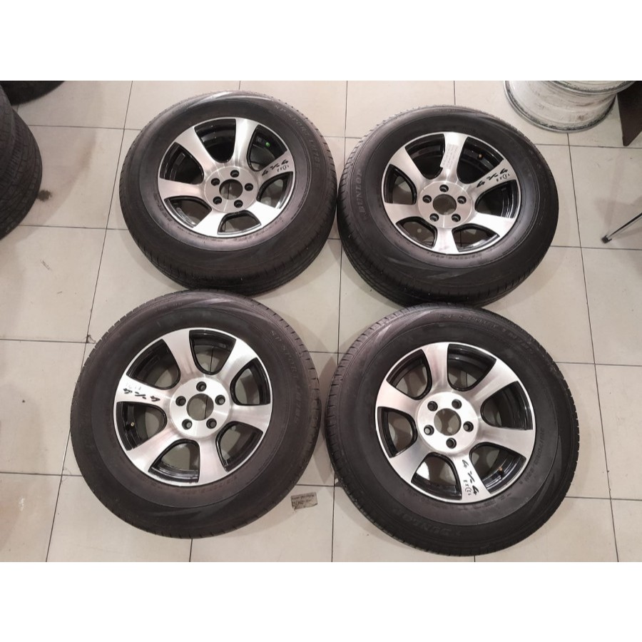 Velg Mobil Racing Ring 15 Lubang 5 SHOKU HSR R15X7 5X114,3 BAN 215 70 R15
