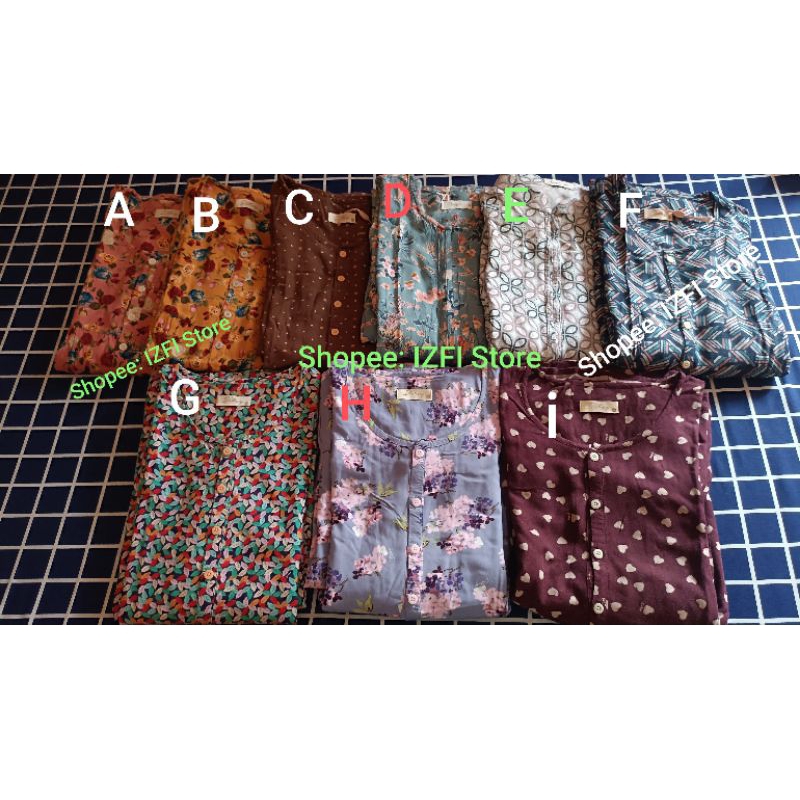 Ditsy Rabbani Elzatta XL XXL L Jumbo Preloved