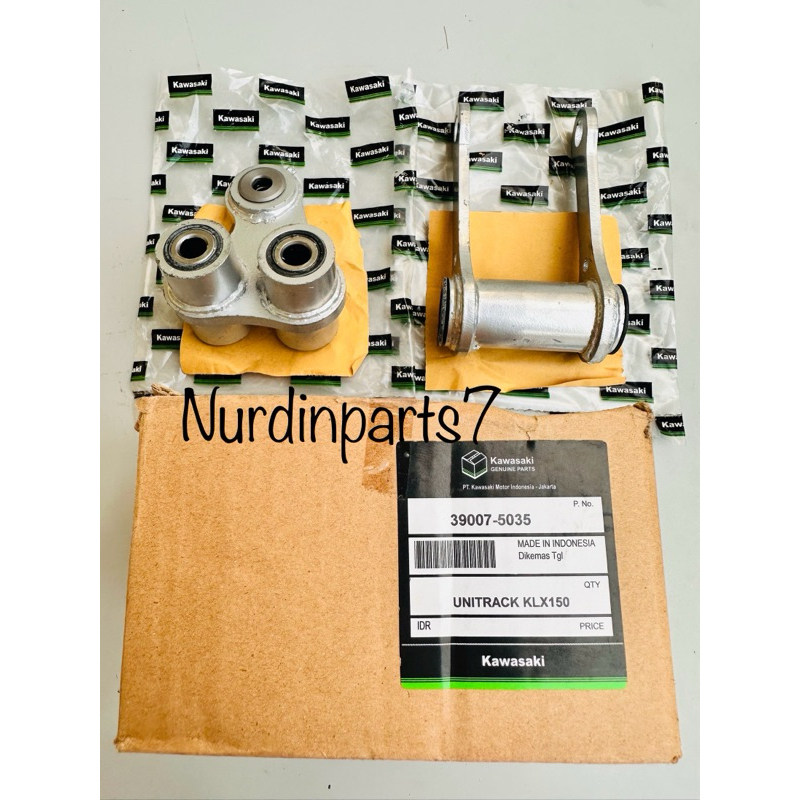 Unitrack Assy KLX Prolink + Segitiga + Bosh Set Komplit Kawasaki KLX 150 ORI