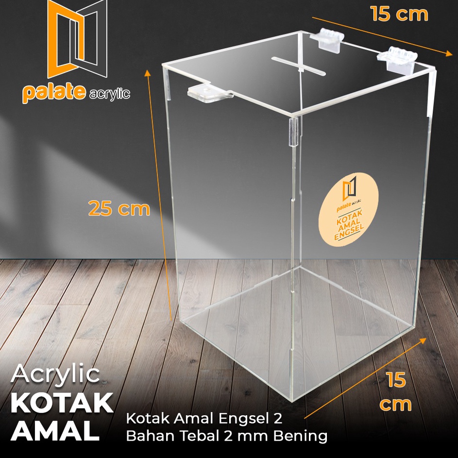 

Penjualan Khusus AKRILIK KOTAK AMAL KOTAK SARAN BAHAN AKRILIK 15x15x25