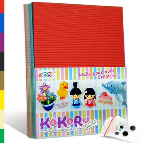 

Fast Packing Corrugated Paper Kertas Bergelombang KOKORU HACHIRO ukuran A4