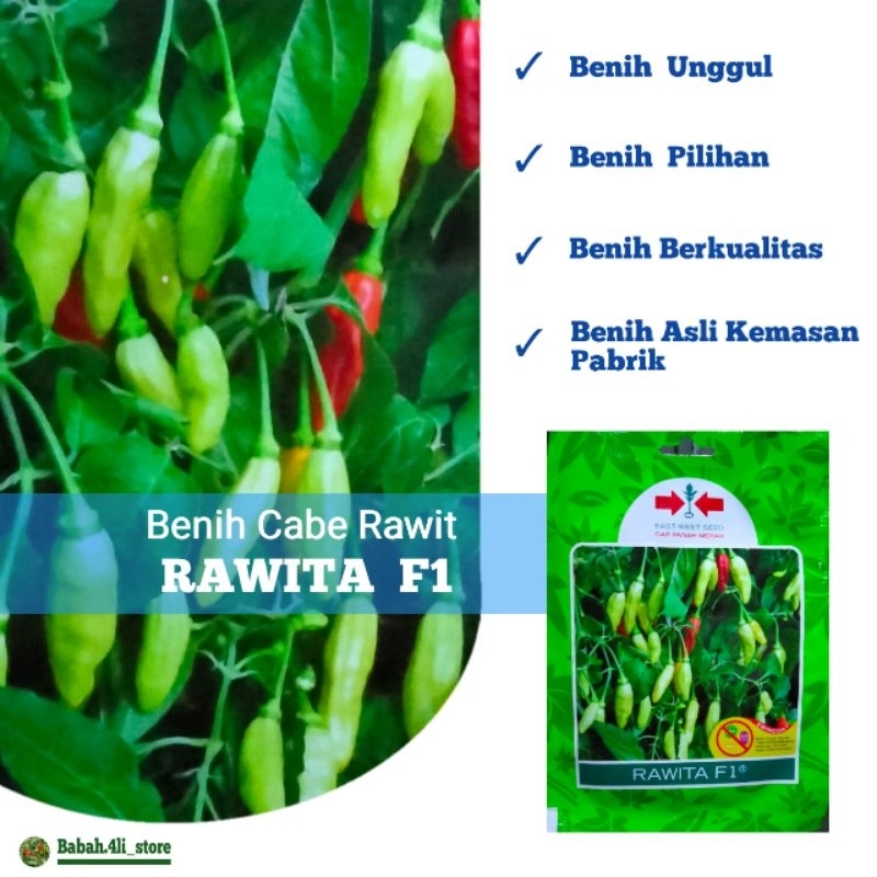 50 BENIH CABE RAWIT RAWITA F1 ORIGINAL KEMASAN REPACK