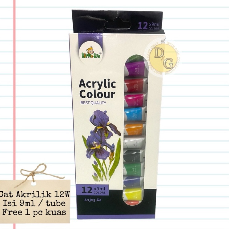 

Banyak Diskon CAT ACRYLIC AKRILIK 12 WARNA