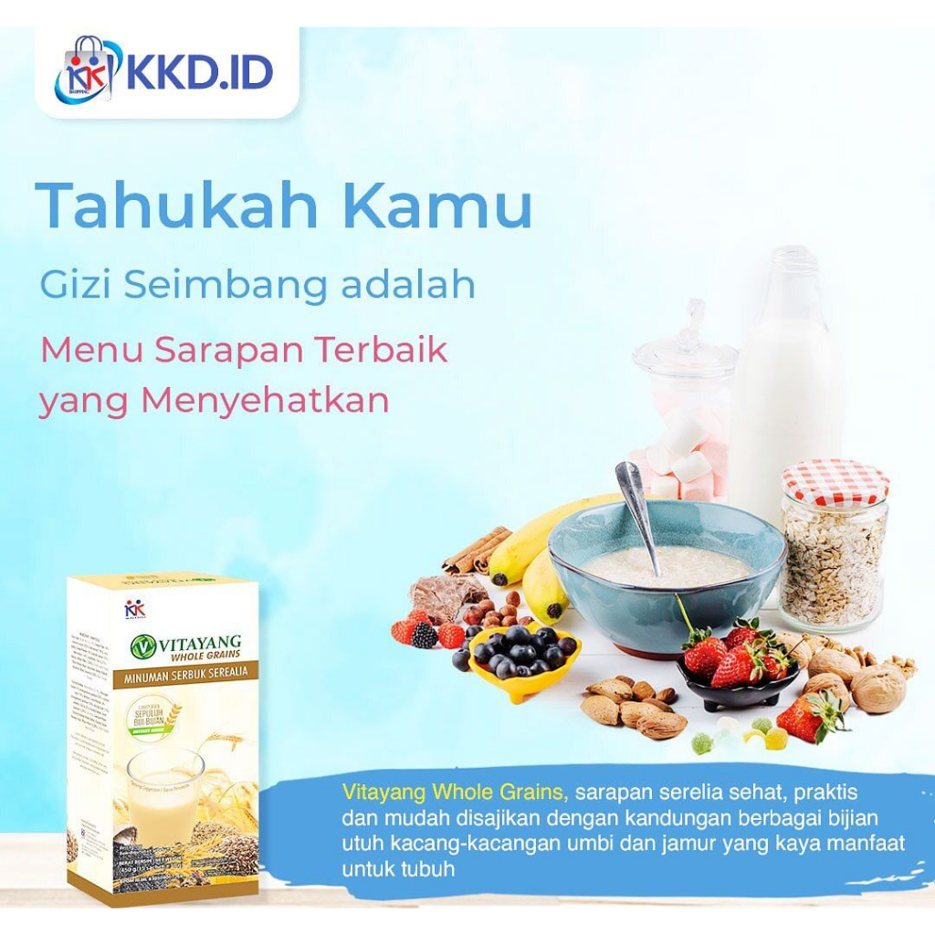 

Vitayang Whole Grains Minuman Sereal Sarapan KK Indonesia