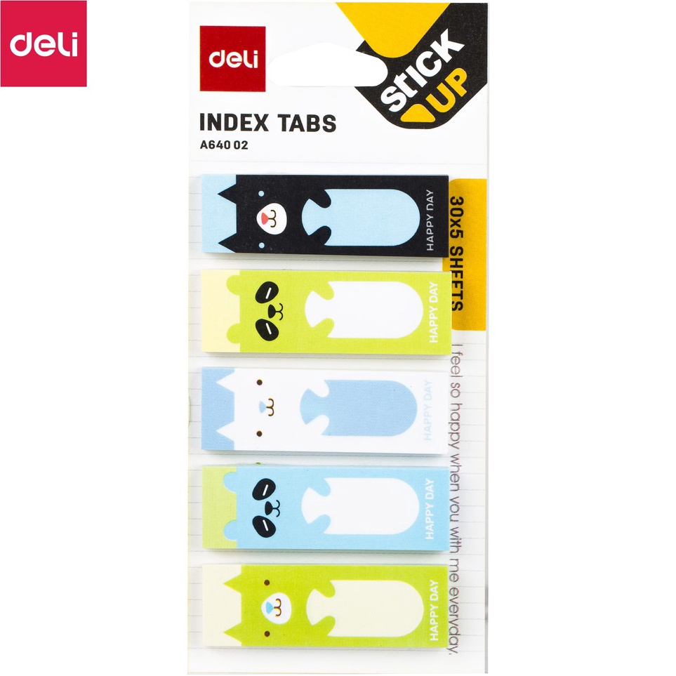 

Kejutan Populer Deli Memo Tempel Paper Index Tabs Sekolah 53sheets EA642