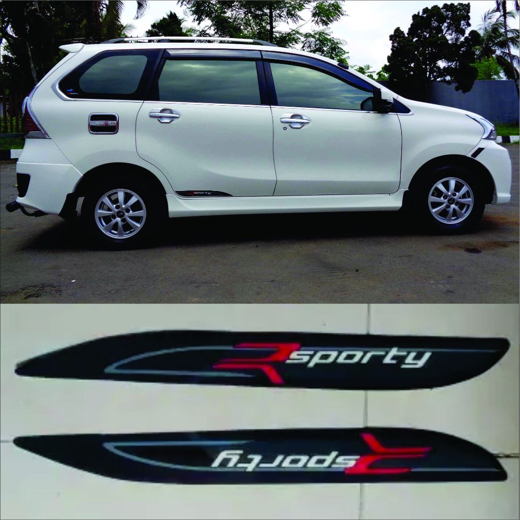 stiker / striping R Sporty mobil xenia