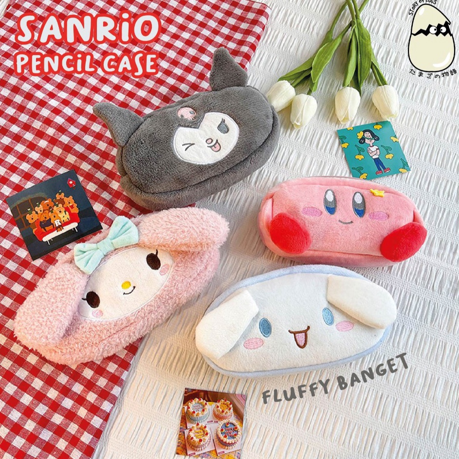 

Model Unik Sanrio Fluffy Melody Cinnamon Kuromi and Cute Pencil Case Bulu l Kotak pensil besar l Travel Pouch l Make Up Pouch l Kotak Make up dan Skincare l Aesthetic l Storage besar l Penyimpanan banyak l Kotak Penyimpanan l Kotak pensil make up besa