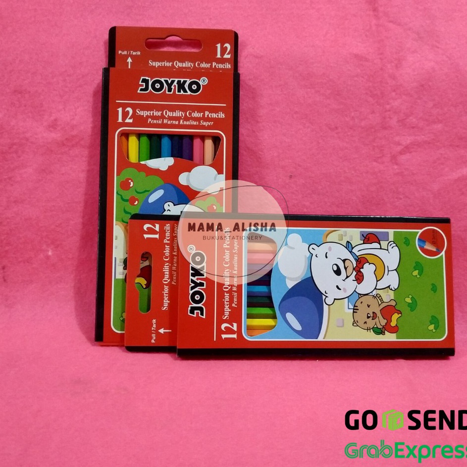 

Murah Untung Pensil Warna color pencil joyko 12 warna Panjang