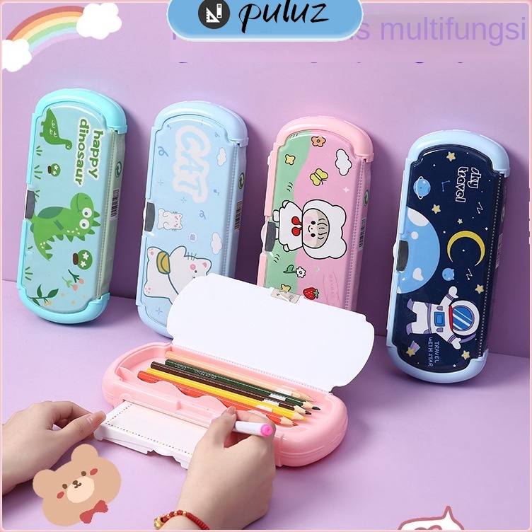 

Gratis Bubble PuluzSiswa Sekolah Dasar Kreatif Multi Fungsional Kotak Alat Tulis dengan Papan Tulis Lucu Nilai Tinggi Kartun Kotak Pensil Anak Grosir