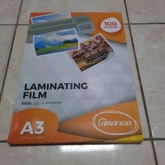 

Serbu Untung 1 Lembar Plastik Laminating A3 Amanda 1 Micron