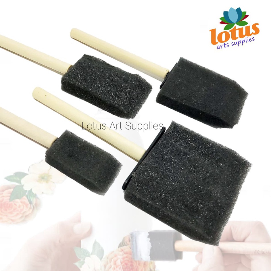 

Special Order VTec Spons Kotak Kuas Lukis Sponge Foam Brush Decoupage V Tec 4