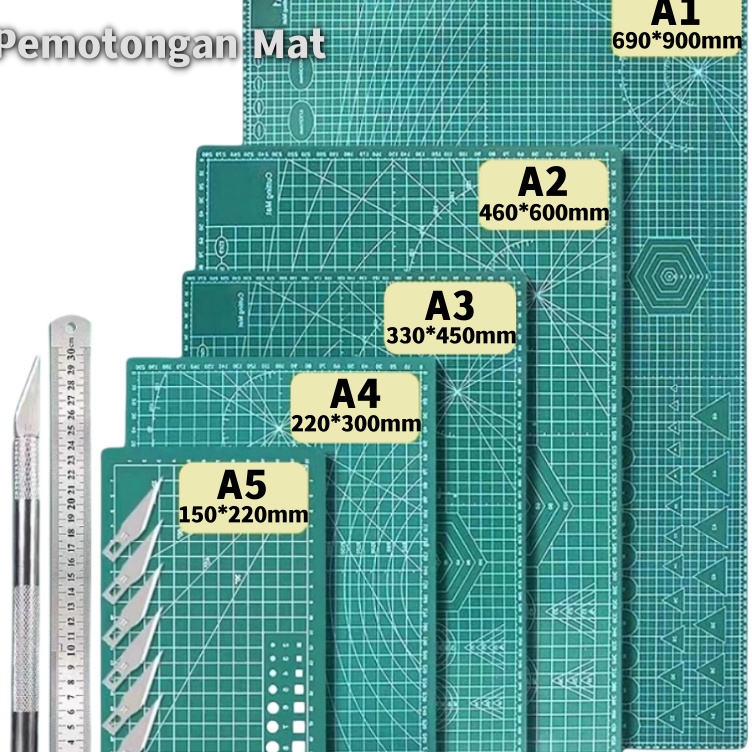 

Dapatkan Segera A1A2A3A4 ukuran Alas potong kertas cutting mat ketebalan 3lapisan 5 lapisan pvc board