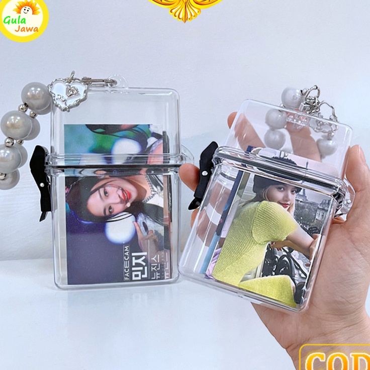 

Top Discount Hot Transparan Plastik Portabel Kpop Photocards Holder Kotak Penyimpanan Kunci Uang Bahan Plastik Tahan Air