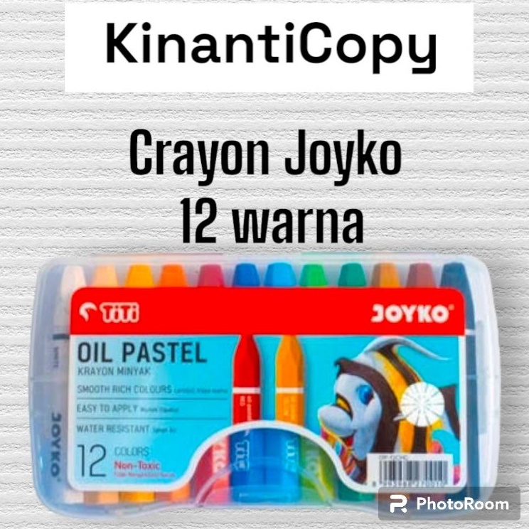 

Paling Hemat Crayon Joyko 12 Warna Oil Pastel