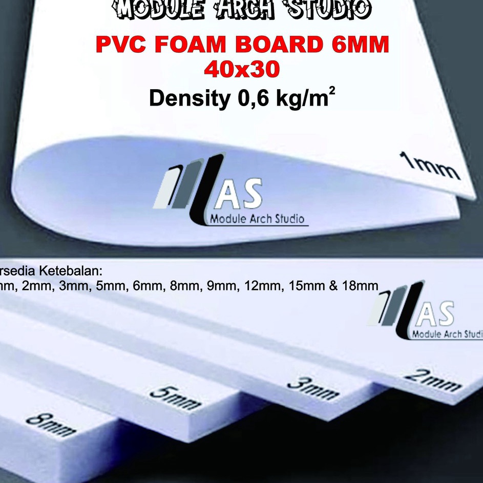 

Super Heboh PVC Foam Board 6mm 4x3cm