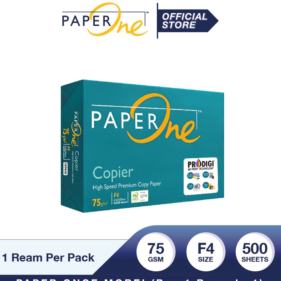 

Diskon Belanja PaperOne Kertas F4 75gr Copier 1 Rim 5 lembar Kertas HVS F4 Kertas Fotocopy